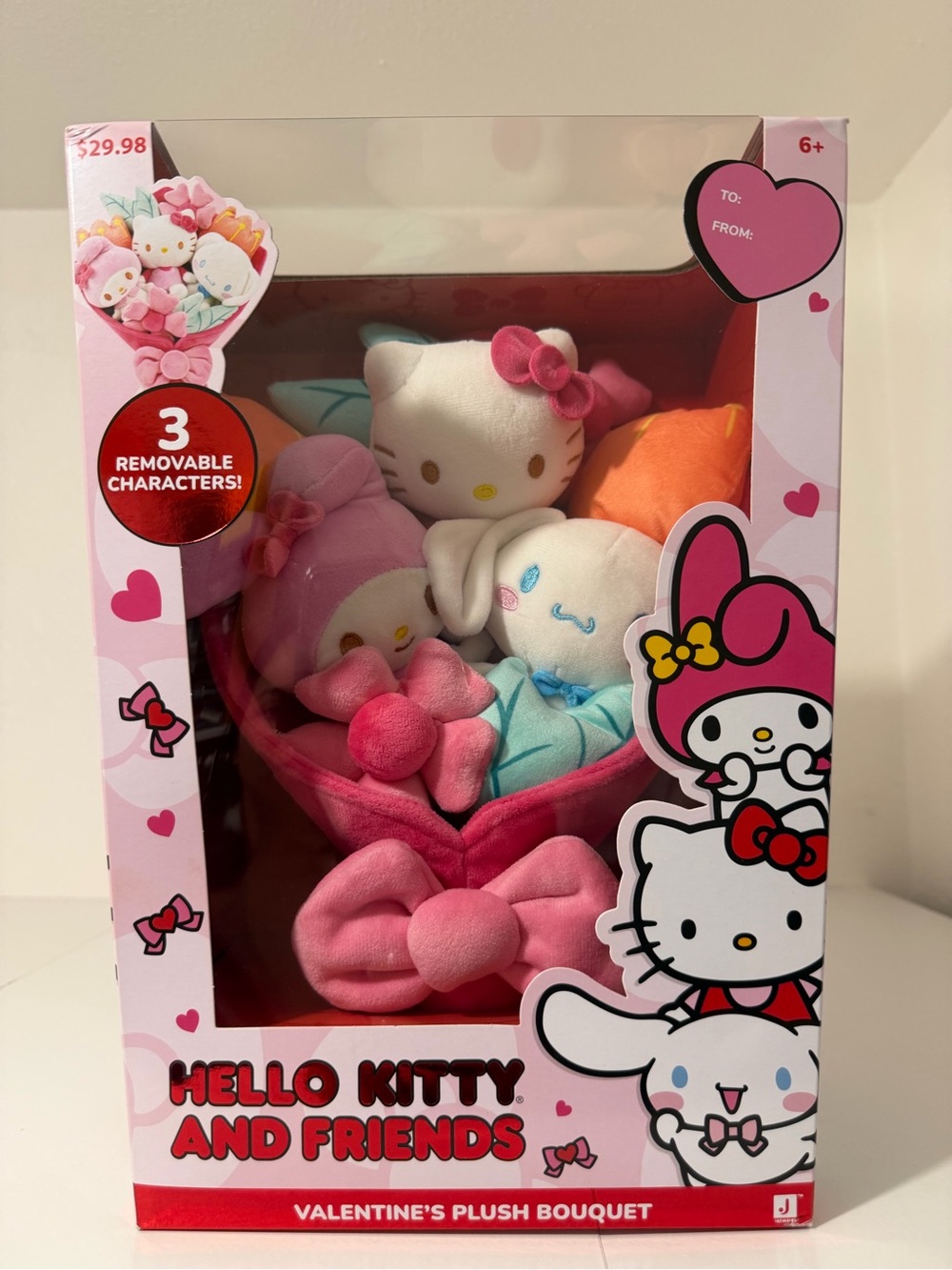 Hello Kitty Pink Plush Bouquet with Multicolor Friends